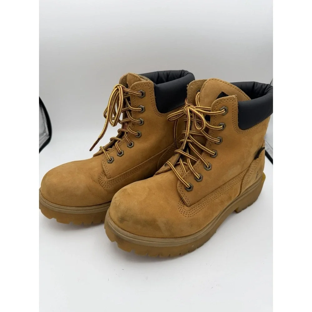 Timberland PRO 65030 Waterproof Work Boots Men's 6.5 M Wheat Soft Toe.    1779